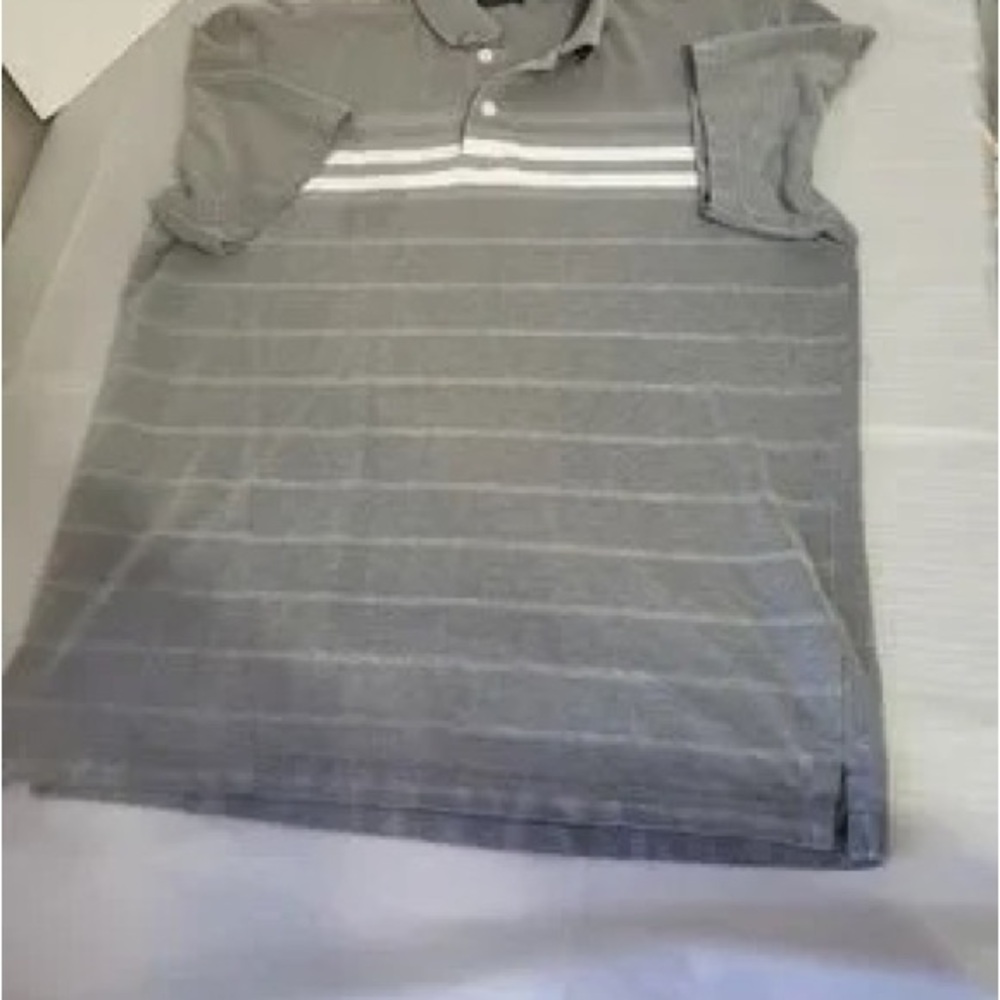 Arrow Gray Polo with White Chest Stripes - Picture 5 of 5